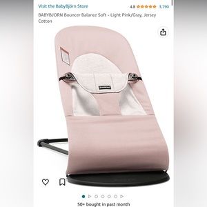 Baby Bjorn bouncer - pink